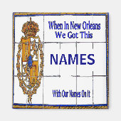 New Orleans Souviner Magnet (Vorne)