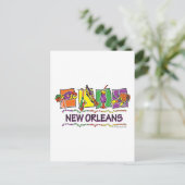 NEW-ORLEANS-SQUARES-eps Postkarte (Stehend Vorderseite)