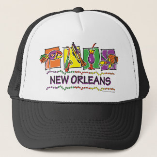 NEW-ORLEANS-SQUARES-eps Truckerkappe