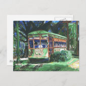New Orleans St Charles Streetcar Postcard Postkarte (Vorne/Hinten)