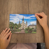 New Orleans St. Louis Cathedral Louisiana Postcard Einladung