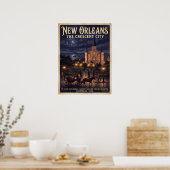 New Orleans St. Louis Kathedrale Jackson Square Poster (Küche)