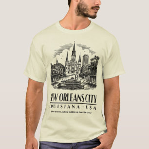 New Orleans Stadt Louisiana USA T-Shirt