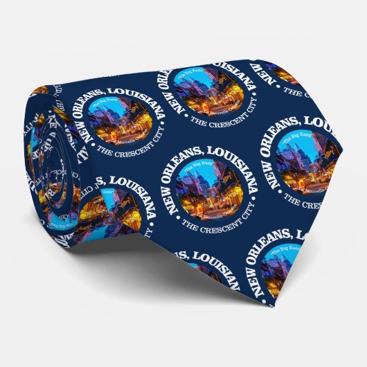 New Orleans (Städte) Krawatte (Gerollt)