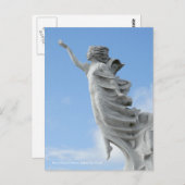 New Orleans Statue, Vor der Flut Postkarte (Vorne/Hinten)