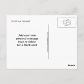 New Orleans Steamboat Black & White Sketch Postkarte (Rückseite)