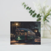 New Orleans Straßenbahn Postkarte (Stehend Vorderseite)