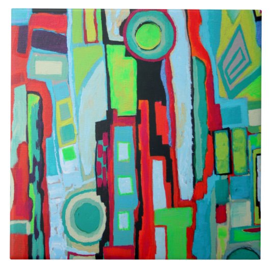 New Orleans Street 6 x 6 Keramiken Tile Fliese (Vorderseite)