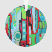 New Orleans Street Acrylic Ornament (Rückseite)