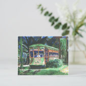 New Orleans Street Car Postkarte (Stehend Vorderseite)
