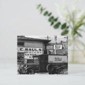 New Orleans Street Corner Louisiana Postkarte (Stehend Vorderseite)