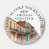 New Orleans Street Golf Club Turnier Anpassung Magnet (Vorne)