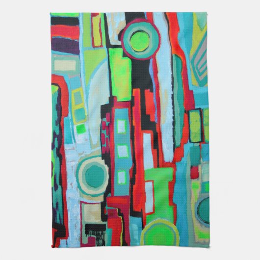 New Orleans Street Küchentuch (Vertikal)