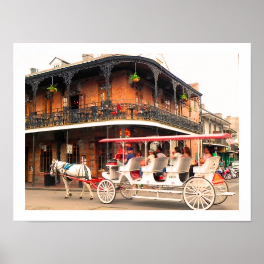 New Orleans Street Scene - Poster (Vorne)