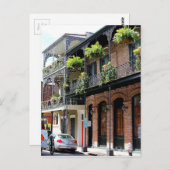 New Orleans Street Scene Postkarte (Vorne/Hinten)