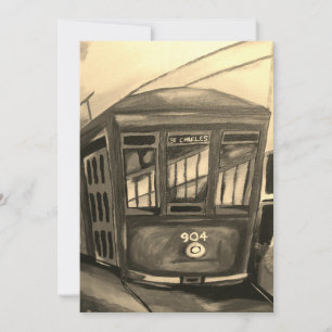 New Orleans Streetcar-Einladung  Einladung
