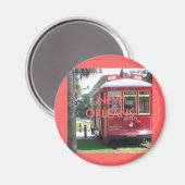 New Orleans Streetcar Magnet (Vorderseite/Rückseite)