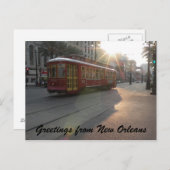 New Orleans Streetcar Postcard Postkarte (Vorne/Hinten)