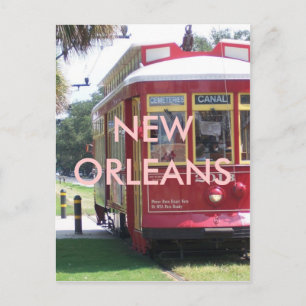 New Orleans Streetcar Postkarte