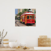 New Orleans Streetcar Print Poster (Küche)
