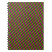 New Orleans Stripe Glitzer Notizblock (Vorderseite)