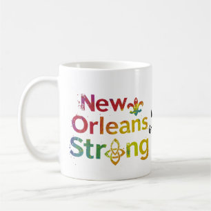 New Orleans Strong 2025 Inspirierende NOLA-Stolz  Kaffeetasse