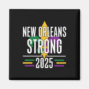 New Orleans Strong 2025 Lilie Mardi G Magnet