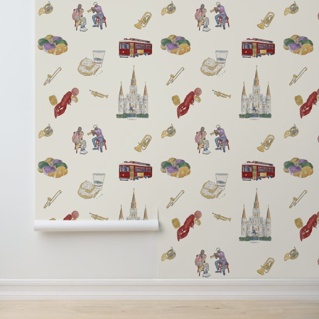 New Orleans Tapete (Anwendung)