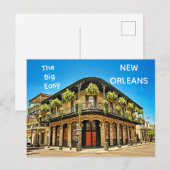 New Orleans The Big EASY Postkarte (Vorne/Hinten)