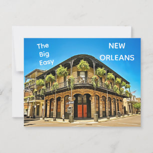 New Orleans The Big EASY Postkarte
