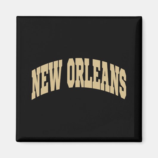 New Orleans - Throwback Design - Clic  Magnet (Vorne)
