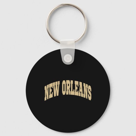 New Orleans - Throwback Design - Clic Schlüsselanhänger (Vorderseite)