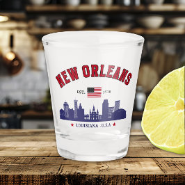 New Orleans Travel Collectible Shot Glass Schnapsglas