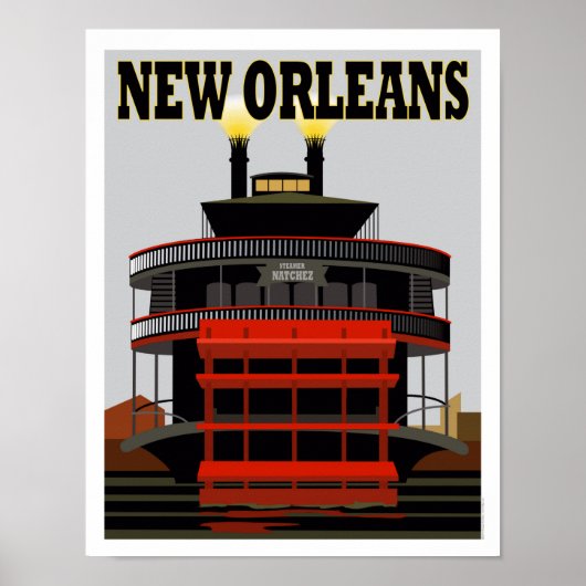 New Orleans Travel Poster (Vorne)