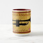 New Orleans Trumpet Tasse (Zentrum)