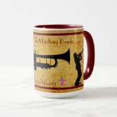 New Orleans Trumpet Tasse (VorderseiteRechts)