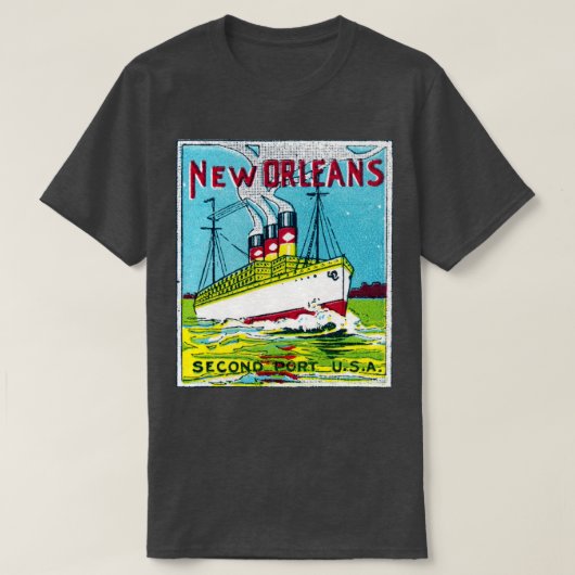 New Orleans TShirt der 20er Jahre (Design vorne)