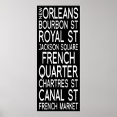 New Orleans | Typografie Poster (Vorne)