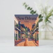 New Orleans USA Postkarte (Stehend Vorderseite)