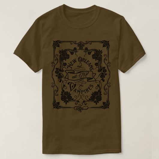 New Orleans Vampires 1718 TShirt (Design vorne)