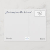 New Orleans Vintage Postkarte (Rückseite)