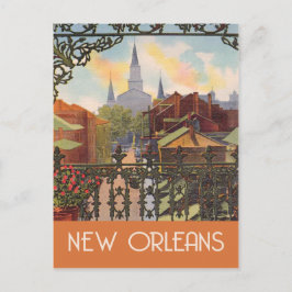 New Orleans Vintage Style Postkarte