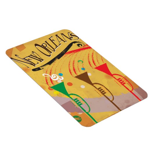 New Orleans Vintage Travel Poster Magnet (Rechte Seite)
