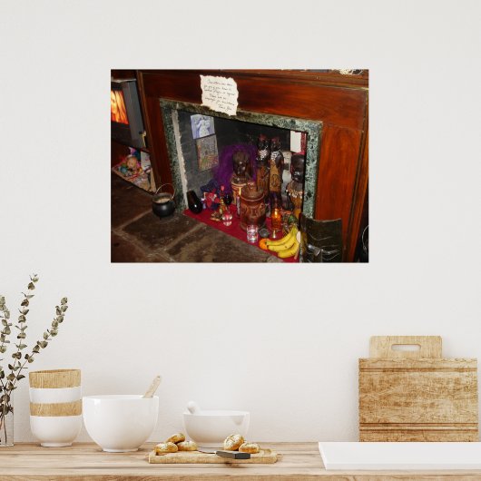 New Orleans Voodoo Altar Poster (Küche)