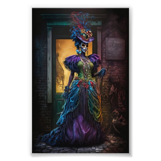 New Orleans Voodoo Queen Fotodruck (Vorne)