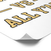 New Orleans Vs All Y'all - Throwback Design - Clic Poster (Ecke)