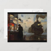 New Orleans wartete für den Zug Postkarte (Vorne/Hinten)