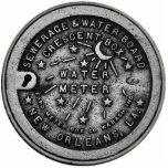 New Orleans Water Meter Decken Replik Freistehende Fotoskulptur<br><div class="desc">New Orleans Water Meter Decken Replik</div>