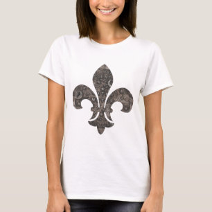 New Orleans Water Meter Lid Fleur De Lid T-Shirt