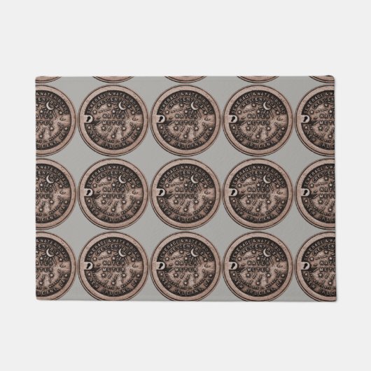 New Orleans Water Meter Lid Fußmatte (Vorderseite)